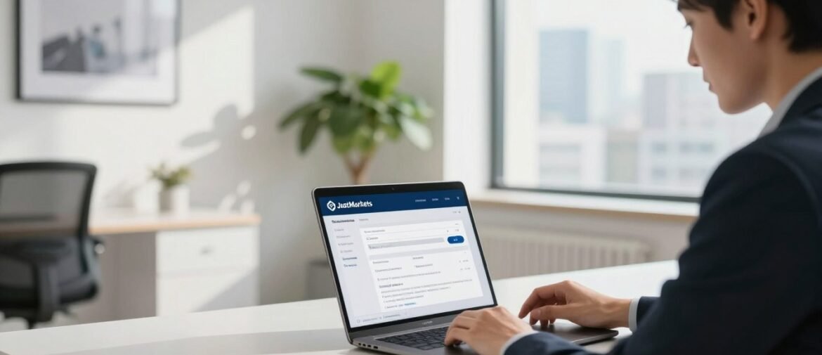 justmarkets اکاؤنٹ کیسے بنائیں: آسان گائیڈ